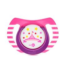 Chupeta Neopan Estampada Tamanho 2 Bico Ortodôntico Rosa Circo