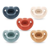 Chupeta NUK Comfy Orthodontic 0-6 Meses - Pacote com 5 Unidades