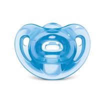 Chupeta Nuk Genius Soft Silicone Ortodôntica Tamanho 1 de 0 a 6 Meses Azul com 1 Unidade