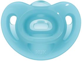 Chupeta NUK Sensitive Soft 100% Silicone Menino Azul 6+ Meses Chupeta NUK Sensitive Soft 100% Silicone Menino Azul 6+ Meses
