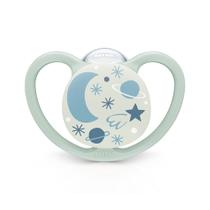 Chupeta Nuk Space Glow Tamanho 3 +18 Meses Neutra com 1 Unidade