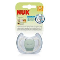 Chupeta Nuk Urso Silicone Neutra S1 0-6 Meses 73491N