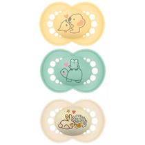 Chupeta Original DAY e NIGHT TAM 2 6+ Meses Neutra MAM 3 Unidades