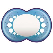 Chupeta Original Lisa Unitária 16 Meses Azul - Mam Baby