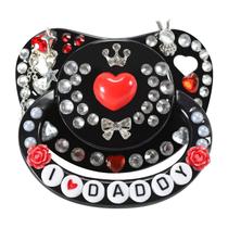 Chupeta para adultos CutiePlusu I Love Daddy Big Shield de silicone