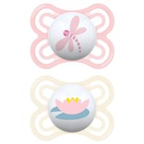 Chupeta Perfect 0-6m Embalagem Dupla Rosa MAM