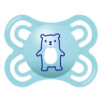 Chupeta Perfect Bico de Silicone 0m+ Azul - MAM