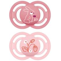 Chupeta Perfect Dupla +16 Meses MAM Coelho FLOR Chupeta Perfect Dupla +16 Meses MAM Coelho FLOR