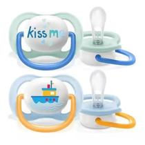 Chupeta philips avent 0-6 meses menino - barquinho Chupeta philips avent 0-6 meses menino - barquinho