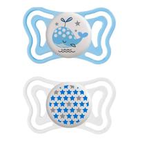 Chupeta Physio Light Baleia Azul 0-6M - Chicco Chupeta Physio Light Baleia Azul 0-6M - Chicco
