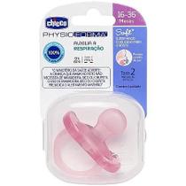 Chupeta PhysioForma Soft Silicone Rosa Claro Tam2 (16-36m) - Chicco