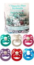 Chupeta Plus Bico Redondo 100% Silicone Pacote Com 20 Unidades Sonne