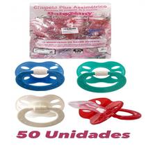 Chupeta Plus Infantil Bico Anatômico Com 50 Unidades Baby Nany