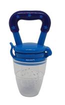 Chupeta Porta Fruta de Silicone / Plástico Azul 10cm Western - HAUSKRAFT