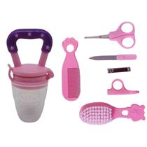 Chupeta porta fruta kit higiene recem nascido conjunto