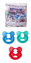 Chupeta Rendinha Bico Redondo 100% De Silicone 25 Unidades Menino Baby Nany