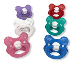 Chupeta Rendinha Bico Redondo 100%silic Com 10 Unidade Marca Sonne