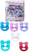 Chupeta Rendinha Bico Redondo 100% Silicone 25 Unidades Baby Nany