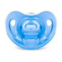 Chupeta Sensitive Soft 100% Silicone Menino Azul - NUK
