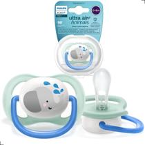 Chupeta Silicone Avent Ultra Air Menina 0 a 6 Meses Rn