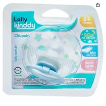 Chupeta Silicone Orto Azul Nº2 Brilha Escuro 5515 Lolly