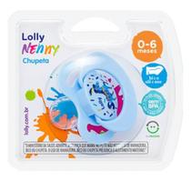 Chupeta Silicone Orto Azul T1 4014 Lolly
