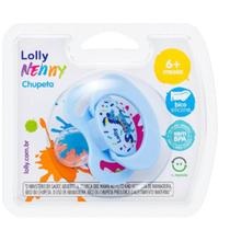 Chupeta Silicone Orto Azul T2 4015 Lolly