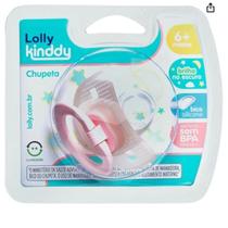 Chupeta Silicone Orto Rosa Nº2 Brilha Escuro 5515 - Lolly