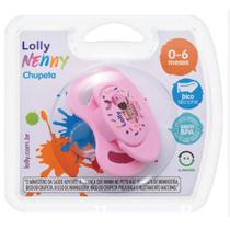 Chupeta Silicone Orto Rosa T1 4014 Lolly