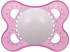 Chupeta Silicone Ortodôntico MAM Original - Rosa 0 a 6 Meses
