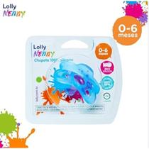 Chupeta Silicone Redonda Azul RN T1 6111 Lolly