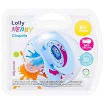 Chupeta Silicone Redonda Azul T2 4012-01 - Lolly Kinddy Chupeta Silicone Redonda Azul T2 4012-01 - Lolly Kinddy