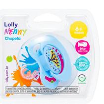 Chupeta Silicone Redonda Azul T2 4012 Lolly