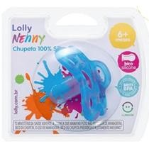 Chupeta Silicone Redonda Azul T2 6112 Lolly