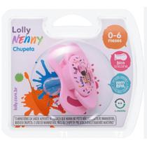 Chupeta Silicone Redonda Rosa T1 4011 Lolly