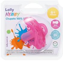 Chupeta Silicone Redonda Rosa T2 6112 Lolly