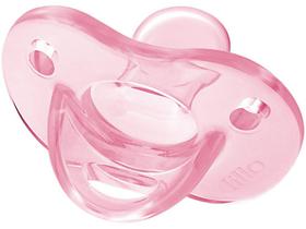 Chupeta Silicone Simétrico Lillo Baby Soft Calming - Rosa 6 Meses