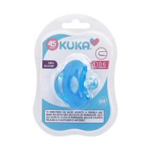 Chupeta Silicone Soft Comfort Kuka Azul Tamanho 1