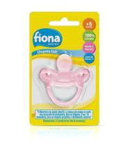 Chupeta Soft 100% Silicone Rosa Tamanho 2 - Fiona