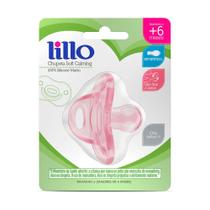 Chupeta Soft Calming 100% Silicone T2 Rosa Lillo