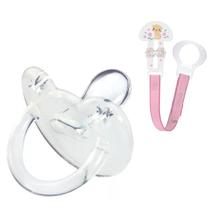 Chupeta Soft Silicone Ortodôntica (0-6m) com Prendedor Clip