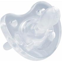 Chupeta soft transparente silicone tam 2 (6 - 12m) - chicco