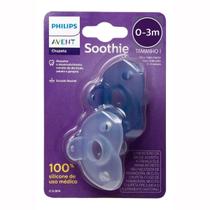 Chupeta Soothie 0-3M Dupla Philips Avent Azul - SCF099/01 Chupeta Soothie 0-3M Dupla Philips Avent Azul - SCF099/01