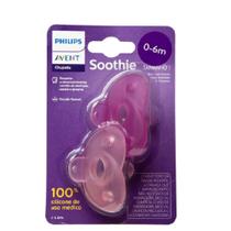 Chupeta Soothie 0-6m Philips Avent Transparente - SCF099/02 Chupeta Soothie 0-6m Philips Avent Transparente - SCF099/02