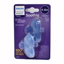 Chupeta Soothie 4-6m Dupla Philips Avent Azul - SCF099/11 Chupeta Soothie 4-6m Dupla Philips Avent Azul - SCF099/11