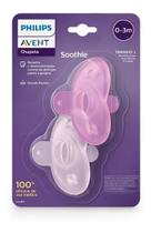 Chupeta Soothie Avent 0-3 meses Dupla ROSA