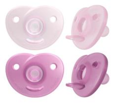 Chupeta Soothie Calmante Dupla 0-3 Meses Rosa- Philips Avent