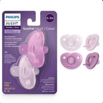 Chupeta Soothie Dupla 0-3 Menina SCF099/02 Philips Avent Bico