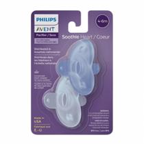 chupeta soothie dupla 4-6 menino azul philips avent