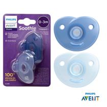 Chupeta Soothie Heart Philips Avent 0-3m Com 2 Unidades